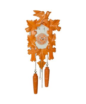 Trenkle Uhren K350-20_QM_orange-weiss 4250401816212 Wanduhren Kaufen