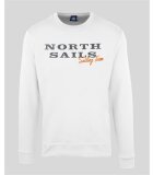 North Sails Bekleidung 9022970101-WHITE Kaufen Frontansicht
