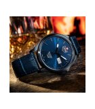 JDM Military - JDM-WG014-08 - Wrist Watch - Men - Quartz - Alpha Big Date