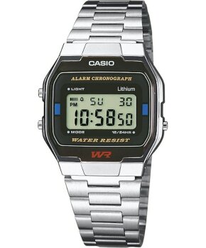 Casio Uhren A163WA-1QES 4971850437314 Chronographen Kaufen Frontansicht