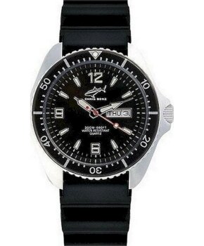 Chris Benz Uhren CBO-S-KB-SW 4260168530382 Taucheruhren Kaufen Frontansicht