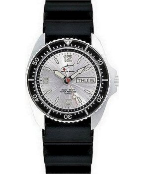 Chris Benz Uhren CBM-SI-KB-SW 4260168530825 Taucheruhren Kaufen Frontansicht
