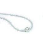 Luna-Pearls - HKS155 - Collier - Mondstein - Süßwasser-Zuchtperle 10.5mm - Edelstahl und 585 Weißgold - 42.5cm