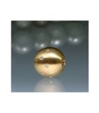 Luna-Pearls - WS6-17918GG - Bajonettschließe - 750/-Gelbgold mattiert - Brillanten 0,10ct - 13mm