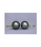 Luna-Pearls - O83 - Ohrhänger - Tahitiperlen 9-10mm - 750 Gelbgold