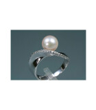 Luna-Pearls SÃ¼dseeperlen Ring mit Diamanten