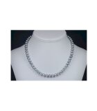 Luna-Pearls Akoya Perlenkette Silber-Grau HKS110