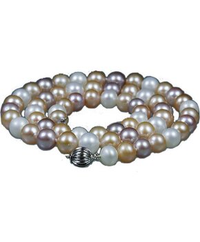 Luna-Pearls Schmuck HKS109-FN0008 Colliers Halsketten Kaufen Frontansicht