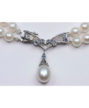 Luna-Pearls Schmuck AN0032S Colliers Halsketten Kaufen Frontansicht