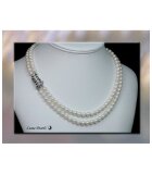 Luna-Pearls Schmuck HKS95-SN0146SS Ketten Halsketten Kaufen Frontansicht