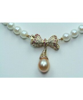 Luna-Pearls Schmuck HKS92-AN0056YR Ketten Halsketten Kaufen Frontansicht