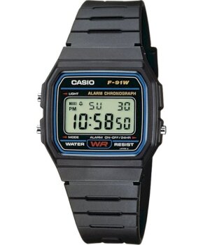 Casio Uhren F-91W-1YEG 4549526287367 Automatikuhren Kaufen Frontansicht