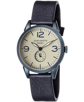 Zeno-Watch Herrenuhr Vintage Line Small Second blue 4772Q-bl-i9